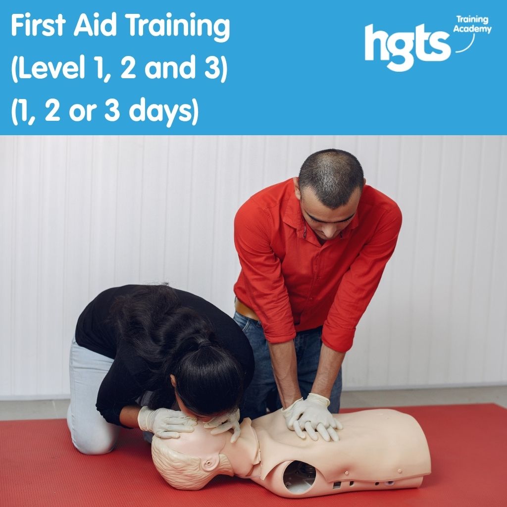 First Aid Training (Level 1, 2 and 3)